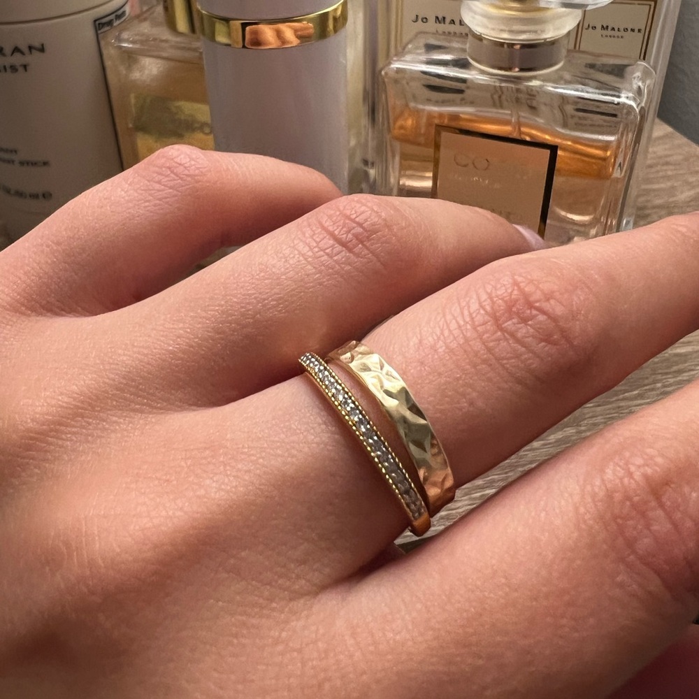 Kendra Scott 14k Gold Ring with Diamonds